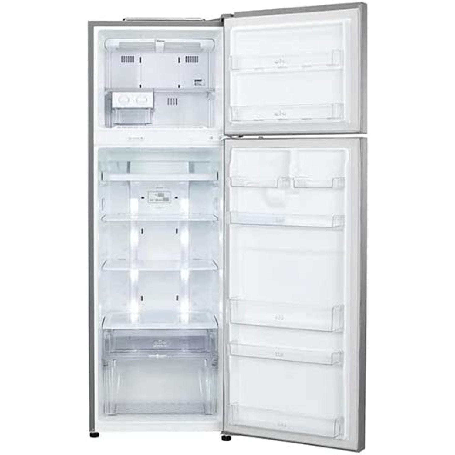 LG, Double Door Refrigerator, Inverter Compressor, 18 Cubic Feet, Silver