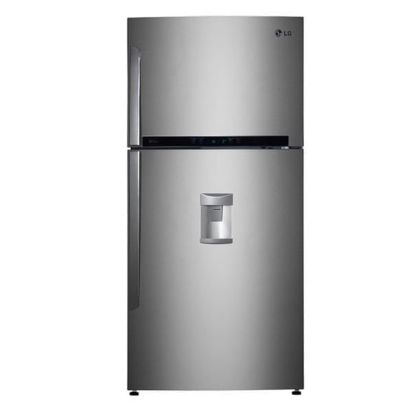 LG, Top Mount Refrigerator, With Water Dispenser, Inverter, No Frost, 29 Cubic Feet, Silver