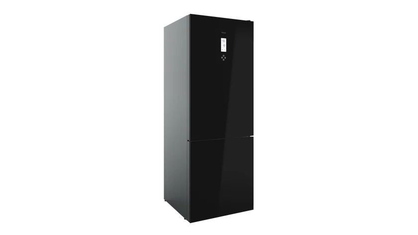 Teka, Maestro Combi Refrigerator, 192 CM, Inverter, Glass Black