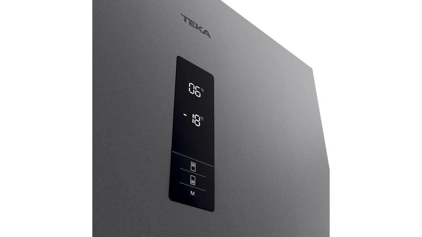 Teka, Combi Refrigerator, 192 CM, No Frost, 2 Doors, Ion Clean Technology, Stainless Steel