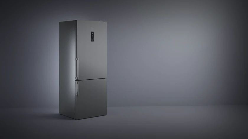 Teka, Combi Refrigerator, 192 CM, No Frost, 2 Doors, Ion Clean Technology, Stainless Steel