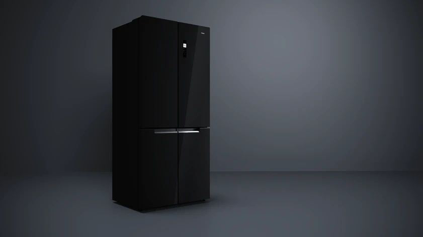 Teka, Maestro Combi Freestanding Refrigerator, Crystal Black