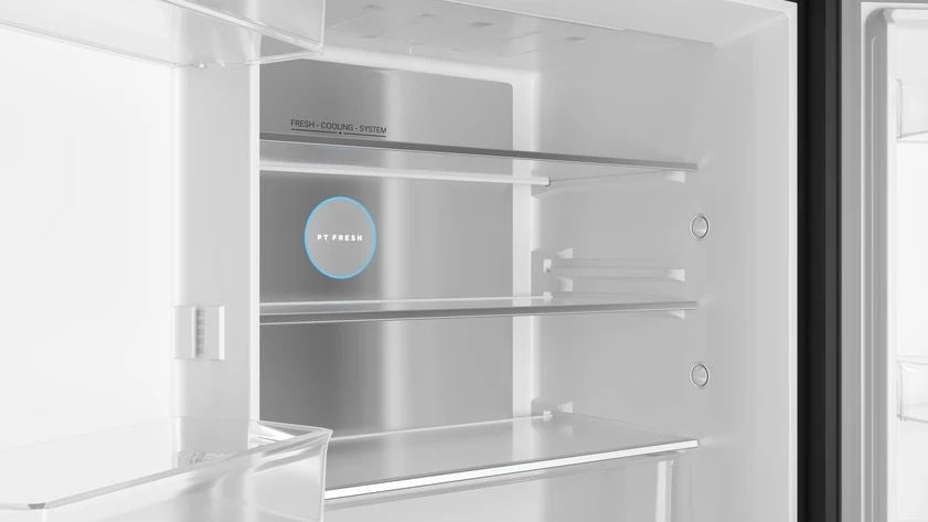Teka, Maestro Combi Freestanding Refrigerator, Crystal Black