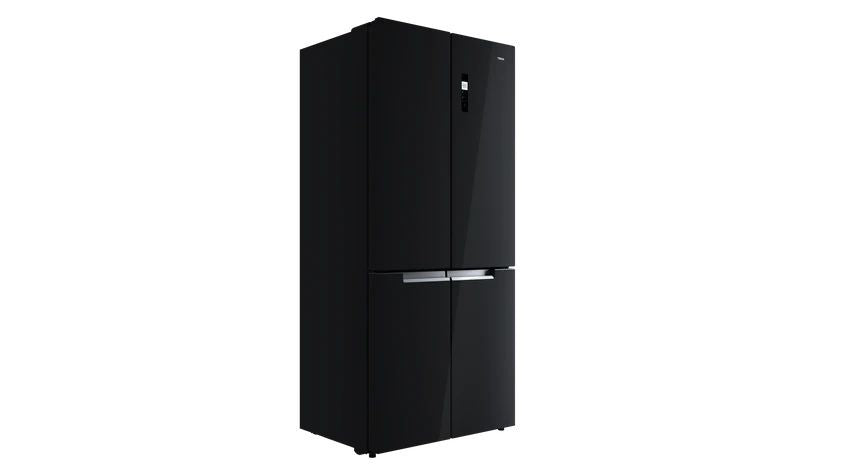 Teka, Maestro Combi Freestanding Refrigerator, Crystal Black