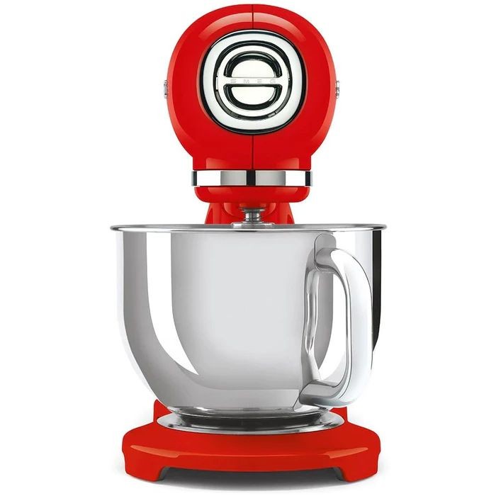 Smeg, 50's Style Aesthetic Gourmet Edition Stand Mixer, 800 Watts, Red