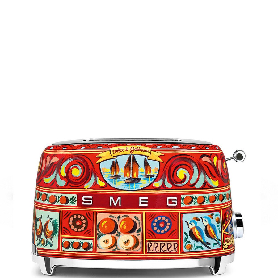 Smeg, "Sicily Is My Love" Dolce & Gabbana Toaster, 2 Slice, 950 Watts