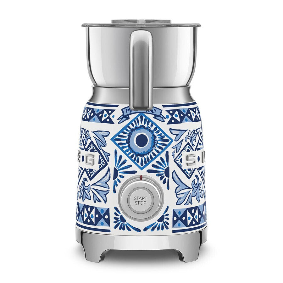 Smeg, " Sicily Is My Love" Dolce & Gabbana Milk Frother, 500 Watts, Blue