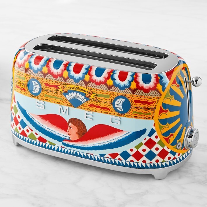 Smeg, " Sicily Is My Love" Dolce & Gabbana Toaster, 4 Slices