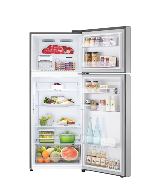 LG, Top Freezer Refrigerator, 423 L Gross Capacity, Smart Inverter™, Silver
