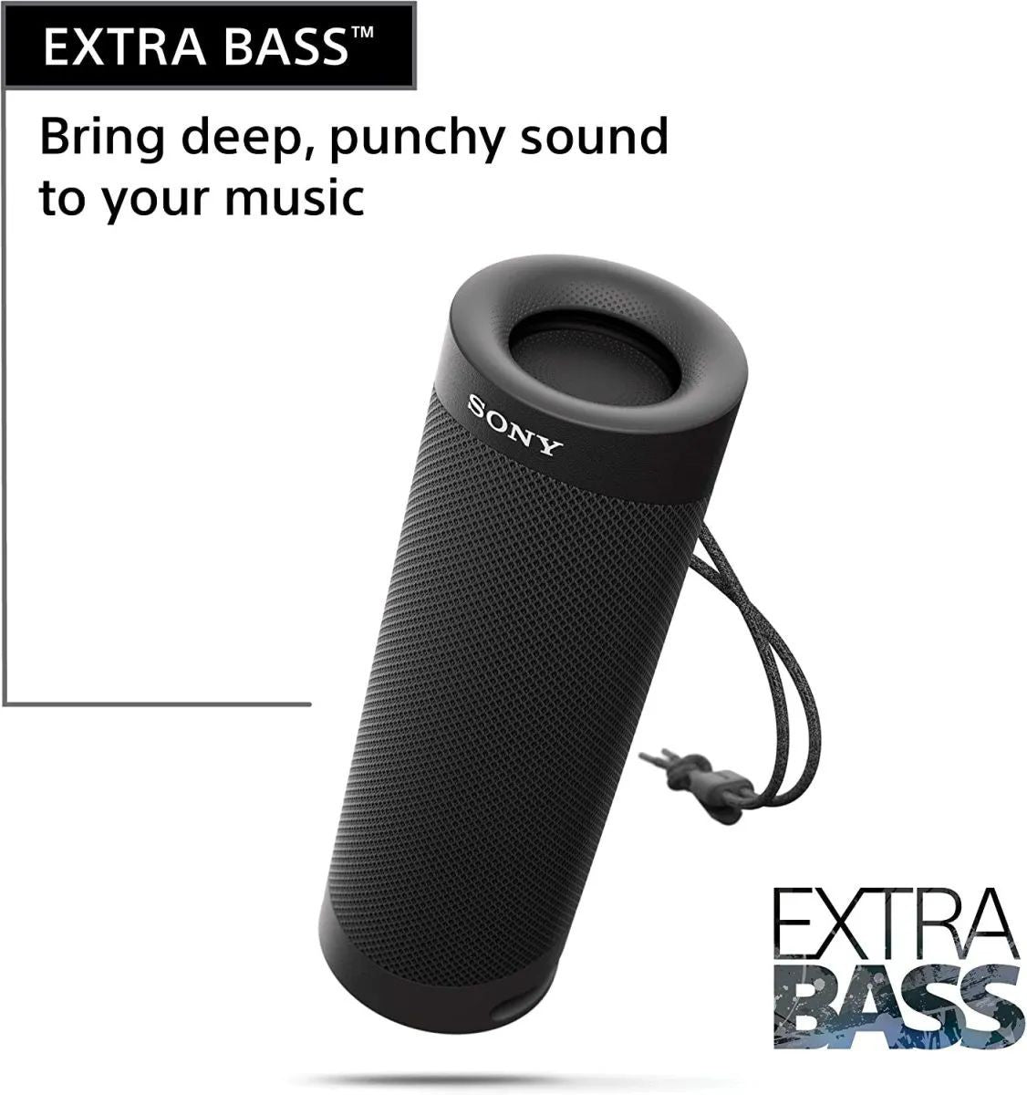 Sony,  EXTRA BASS™ Portable Wireless Speaker, Black
