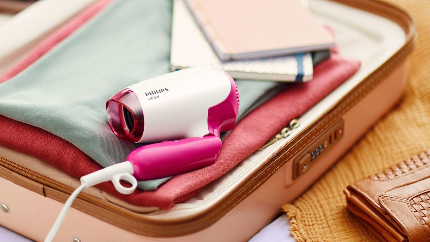 Philips DryCare Essential Mini Hair Dryer, 1400 Watts
