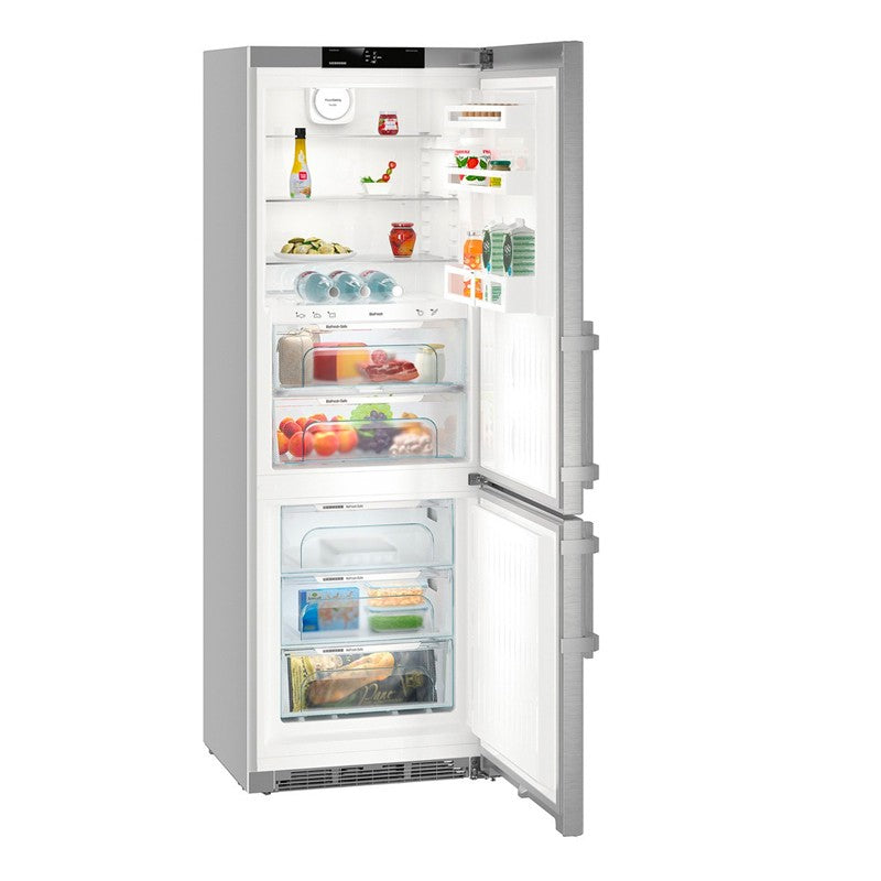 Liebherr, Comfort No Frost Fridge-Freezer, 410 L, Silver