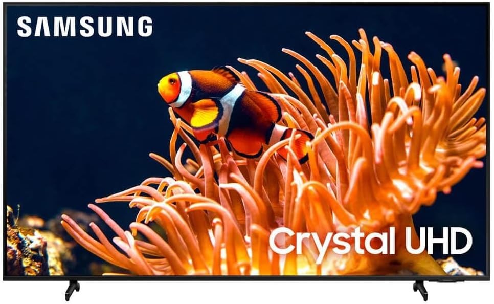 Samsung, 4K Crystal DU8000 Smart TV, 85 Inches, Ultra Slim Design