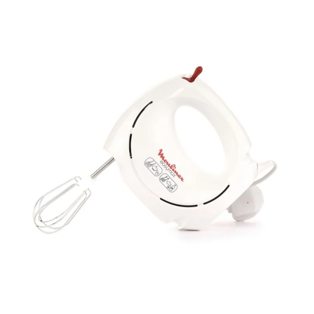 Moulinex, Hand Mixer, Easy Max, 200 Watts, White