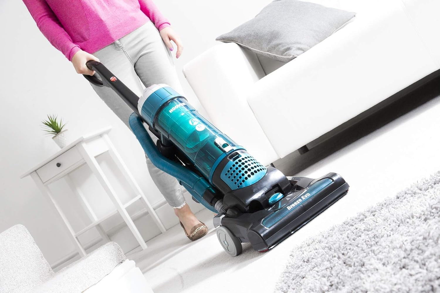 Hoover, Upright Bagless Vacuum Cleaner, 3L, Blue