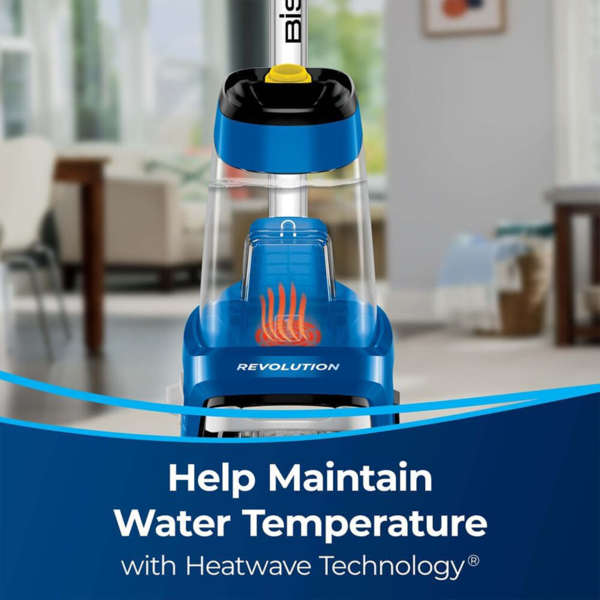 Bissell Proheat 2X Revolution Shampooer Carpet Washer & Cleaner, 800 Watts, Blue