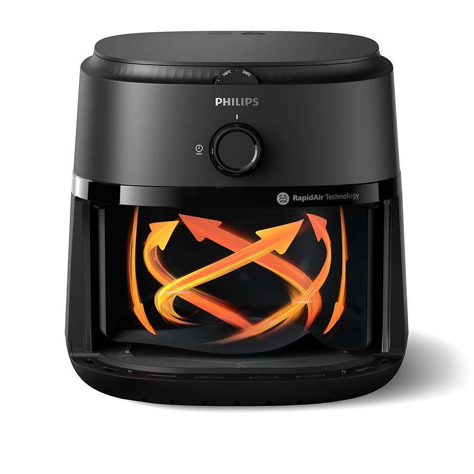 Philips Series 1000 Air Fryer, 6.2 L, 1700 Watts, Black