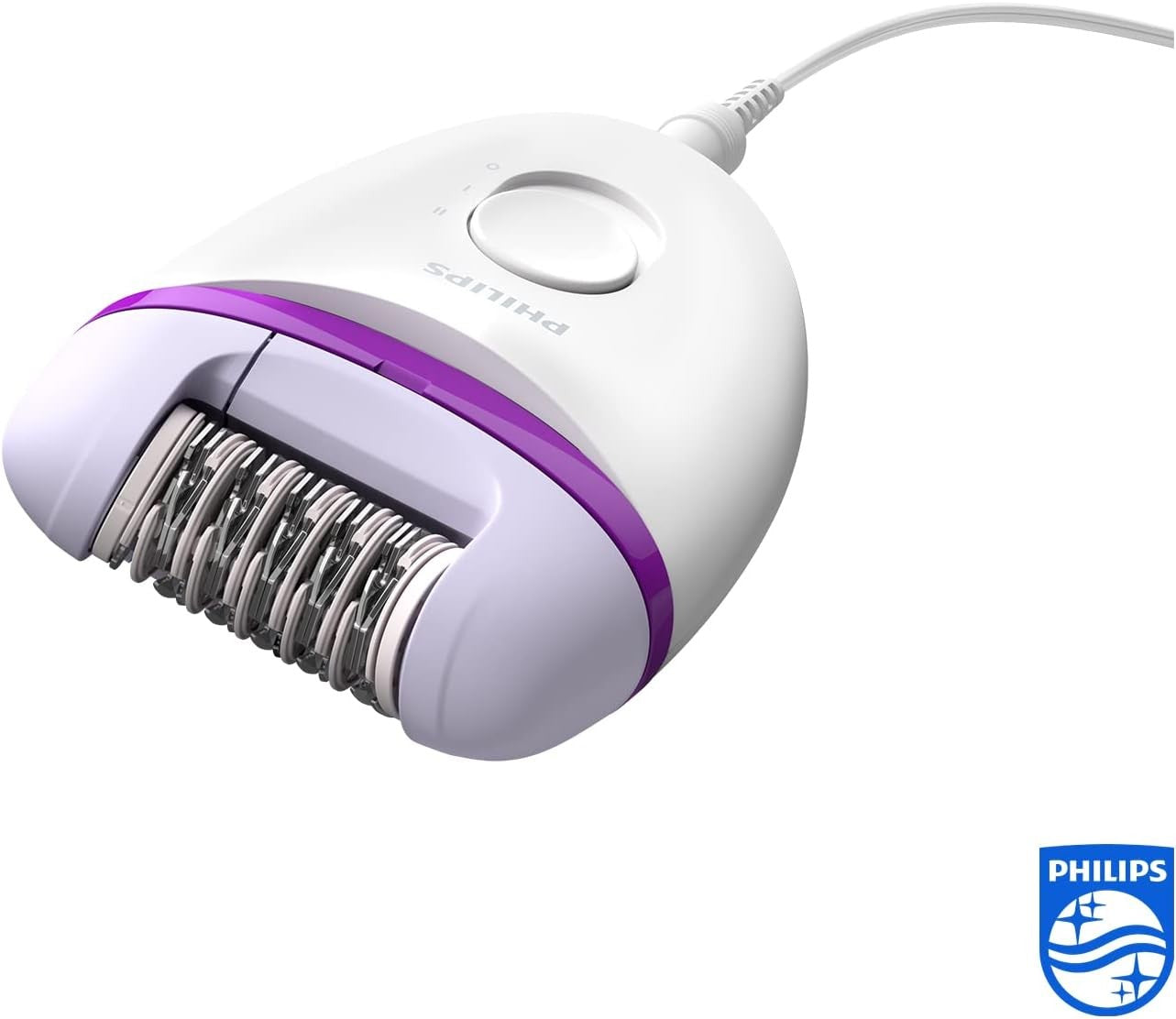 Philips Satinelle Essential Corded Compact Epilator, Purple