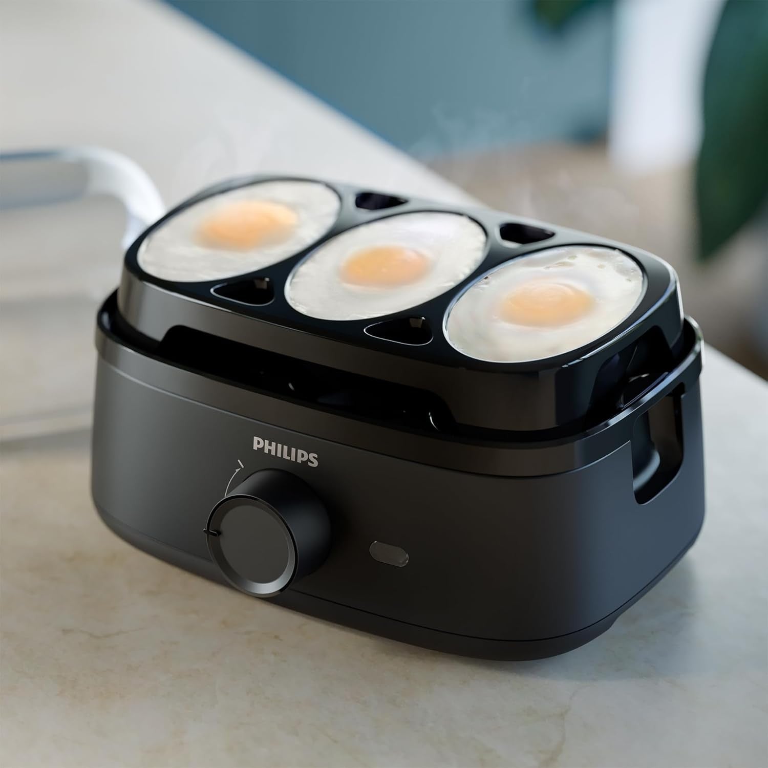 Philips, Series 3000 Egg Cooker, 400 Watts, Compact Design, Black