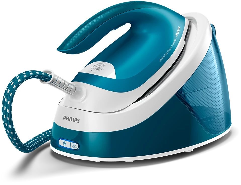 Philips, Perfect Care Compact Essential Steam Generator Iron, 2400 Watts, 1.3 L, Blue