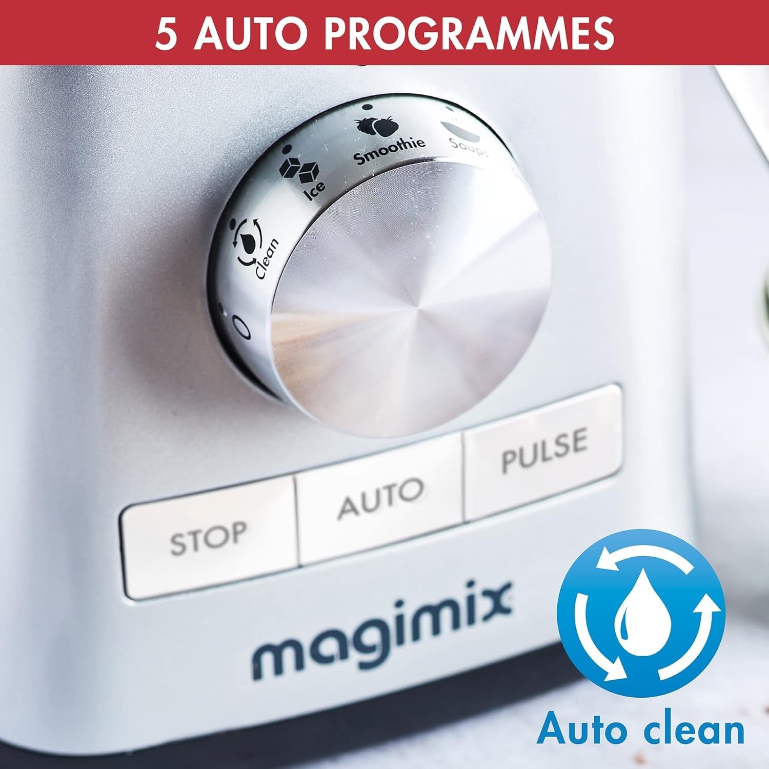 Magimix, Blender Power 4, 1300 Watts, 1.8 L, Metal/Glass