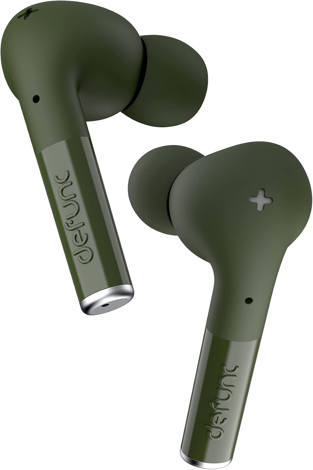 Defunc True Entertainment In Ear Earbuds, 360 Surround Sound For Streaming & Gaming, Green