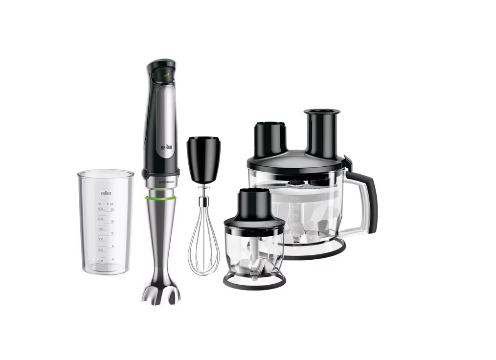 Braun, MultiQuick 7 Hand Blender, 1000 Watts, Silver/Black