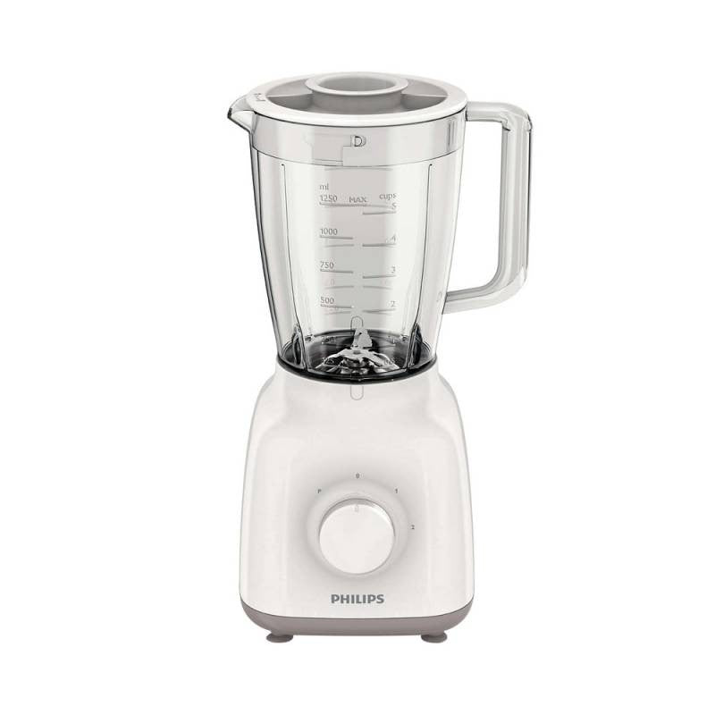 Philips, Daily Collection Glass Jug Blender, with Chopper & Pro Blend Technology, 400 Watts, White