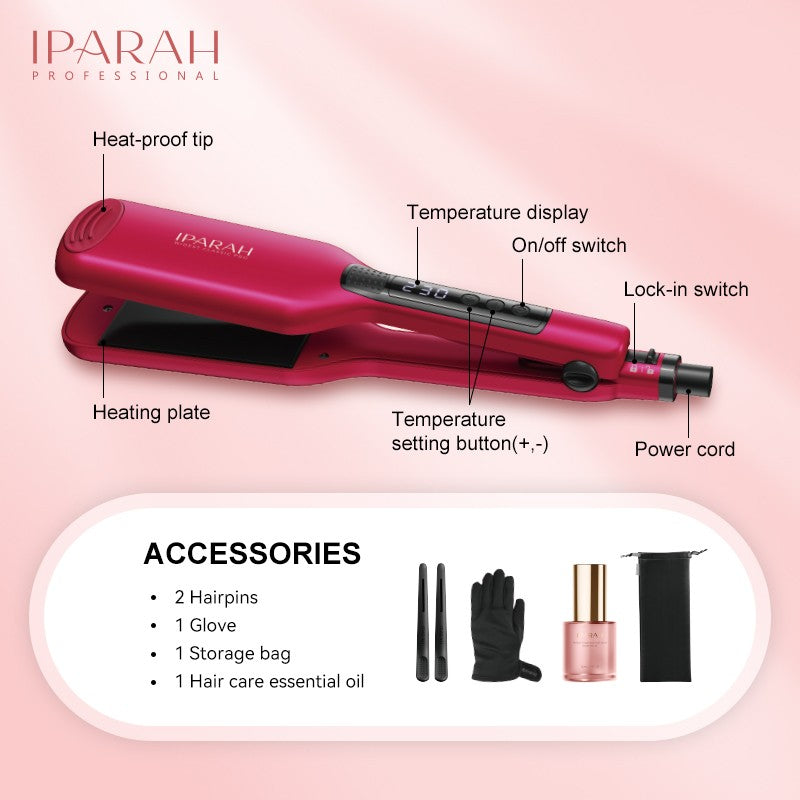 Iparah Professional Electric Wide Hair Straightener