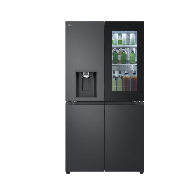 LG InstaView™ Knock Knock 4 Doors Refrigerator, 570 L, Black