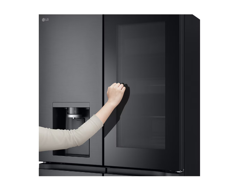 LG InstaView™ Knock Knock 4 Doors Refrigerator, 570 L, Black