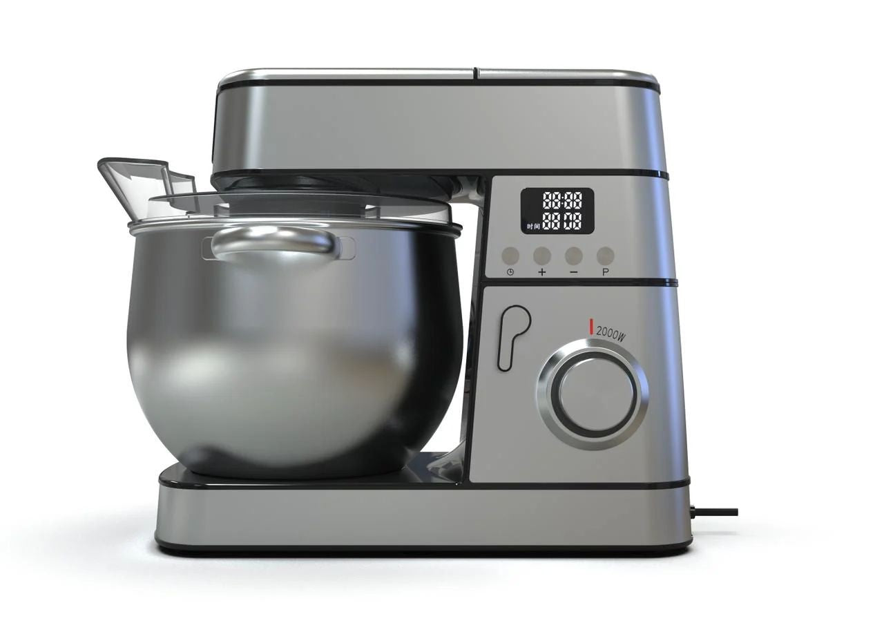 Queen Chef, Stand Mixer, 2200 Watts, Stainless Steel With Free Blender