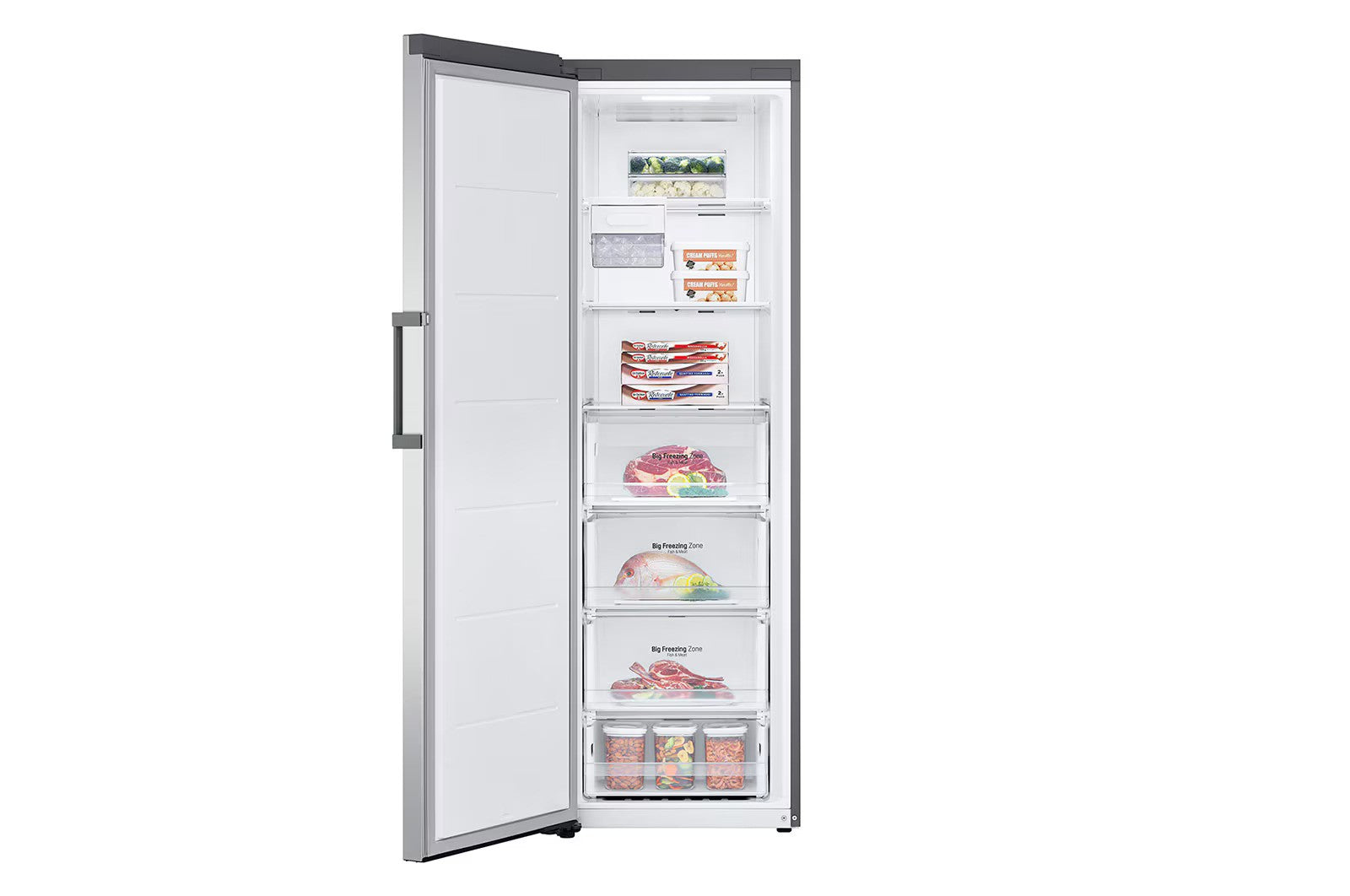 LG Twin Freezer, Smart Inverter 324L Stainless