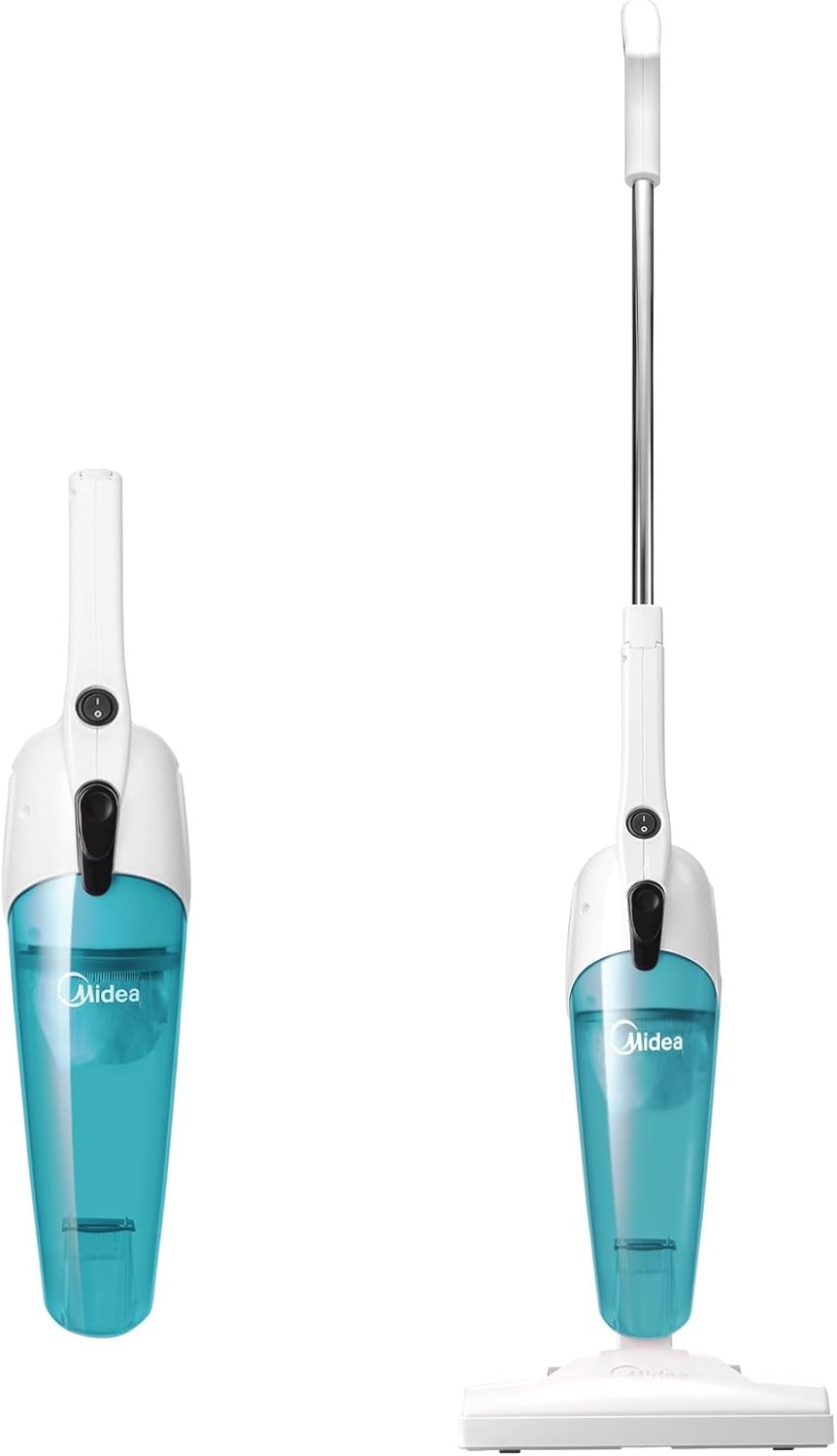 Midea 2 in 1 Handheld Vacuum Cleaner, 600 Watts, 0.8 L, Blue