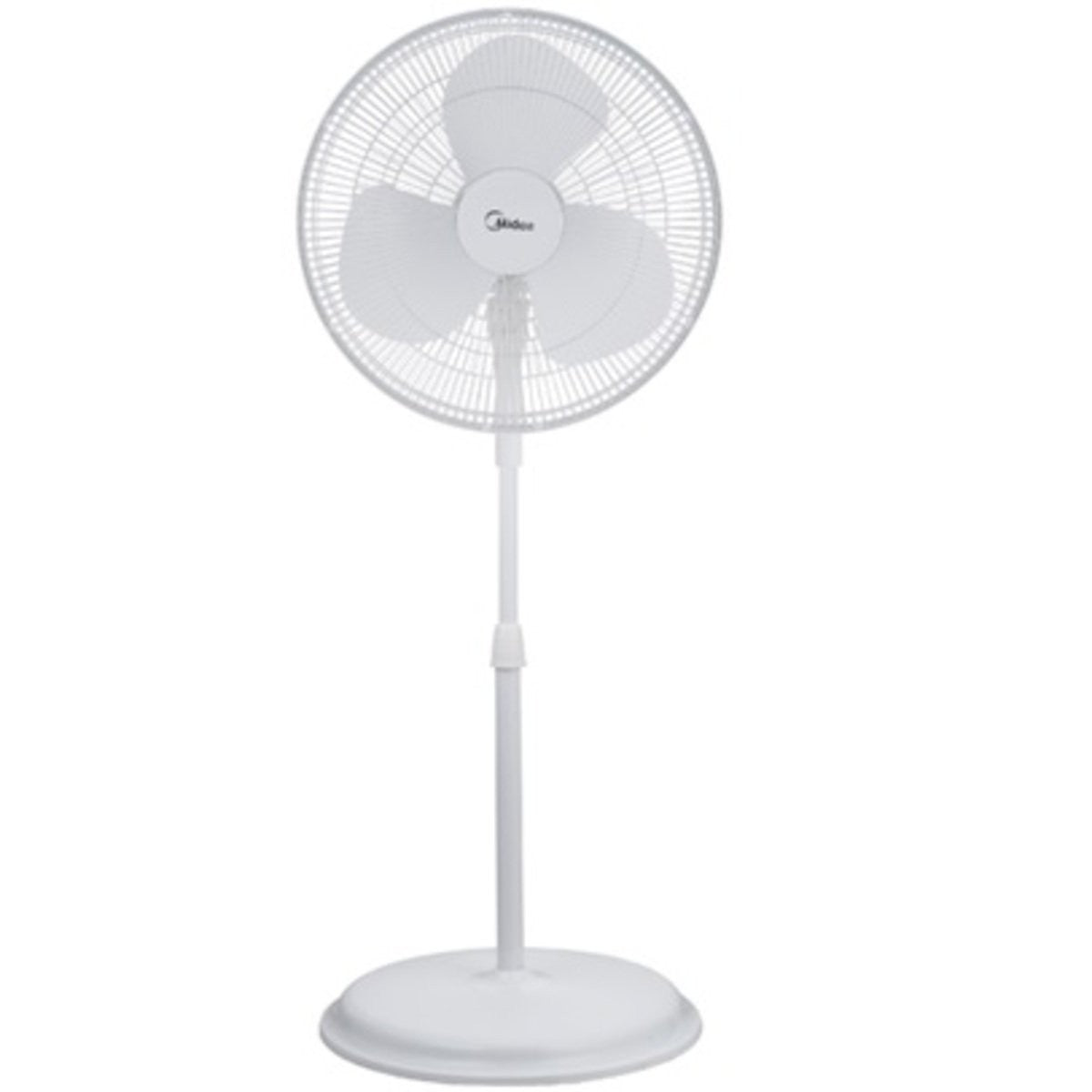 Midea 16 Inches Stand Fan, 3 Speeds, White