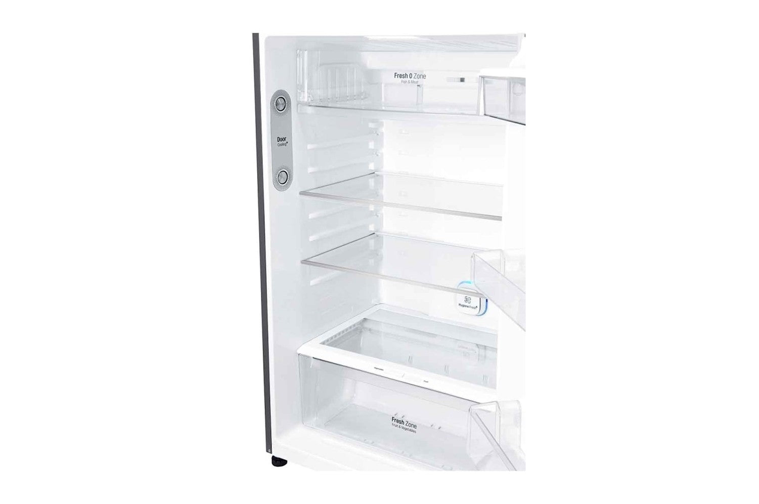 LG, Top Mount 2 Doors Refrigerator, 24 Cubic Feet, Silver