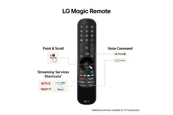 LG OLED 77" Smart TV, 4K, AI Magic Remote
