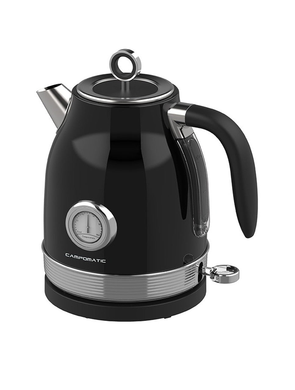 Campomatic Stainless Steel Kettle, 2200W, 1.7L