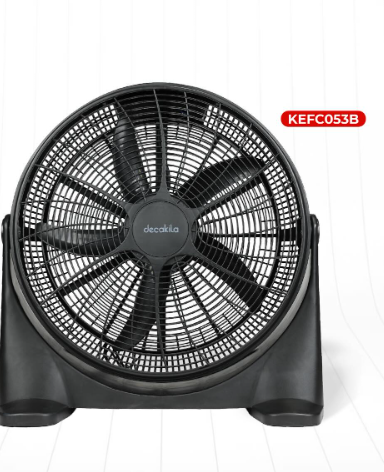 Dacakila 20" Silent Floor Fan, Black