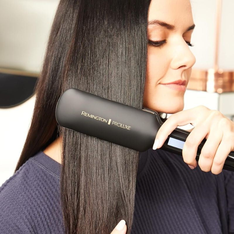 Remington Proluxe Midnight Wide Plate Hair Straightener