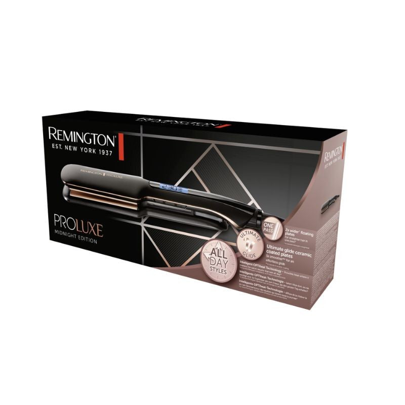 Remington Proluxe Midnight Wide Plate Hair Straightener