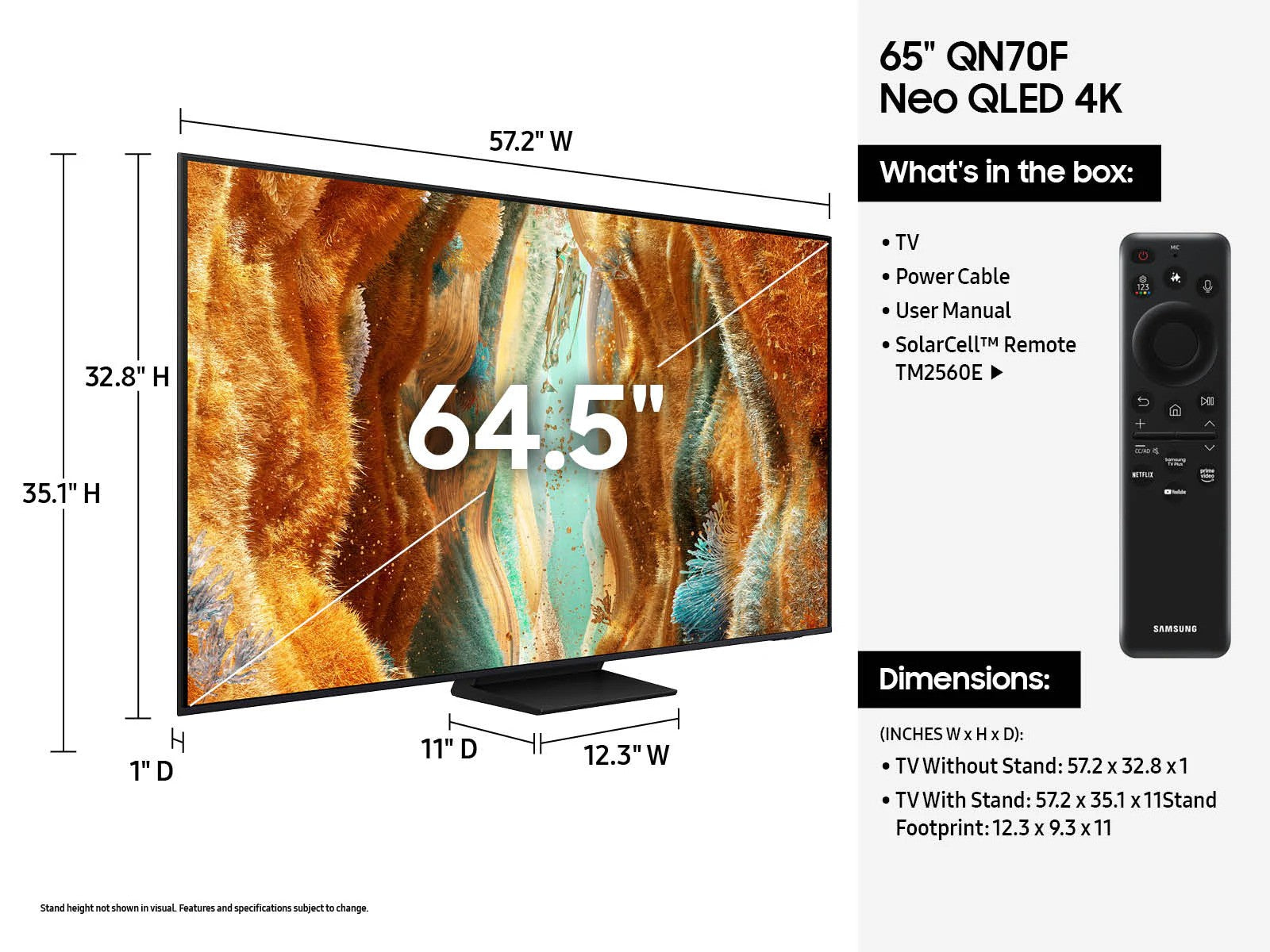 Samsung, NEO QLED 65" Smart QN70