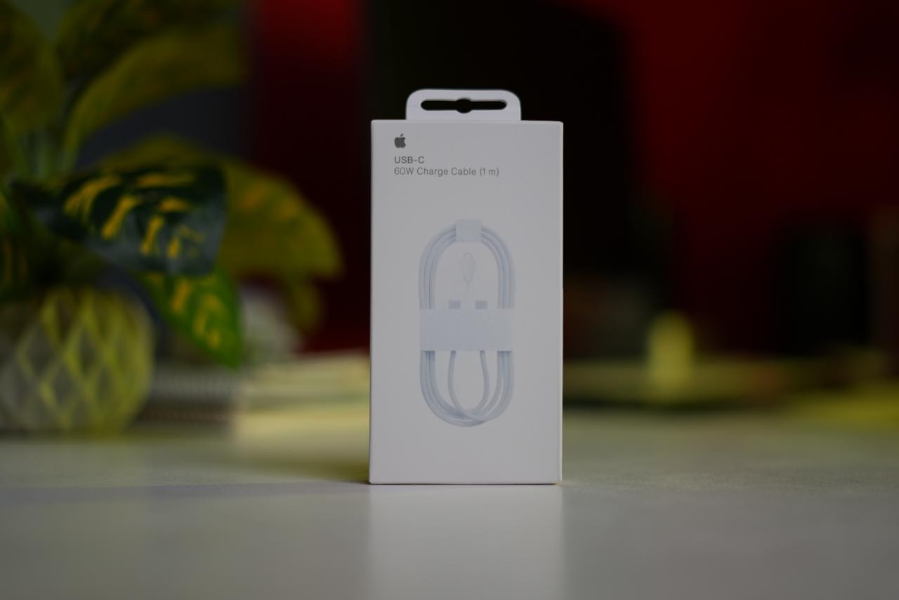 Apple USB-C 60W Charge Cable (1m)