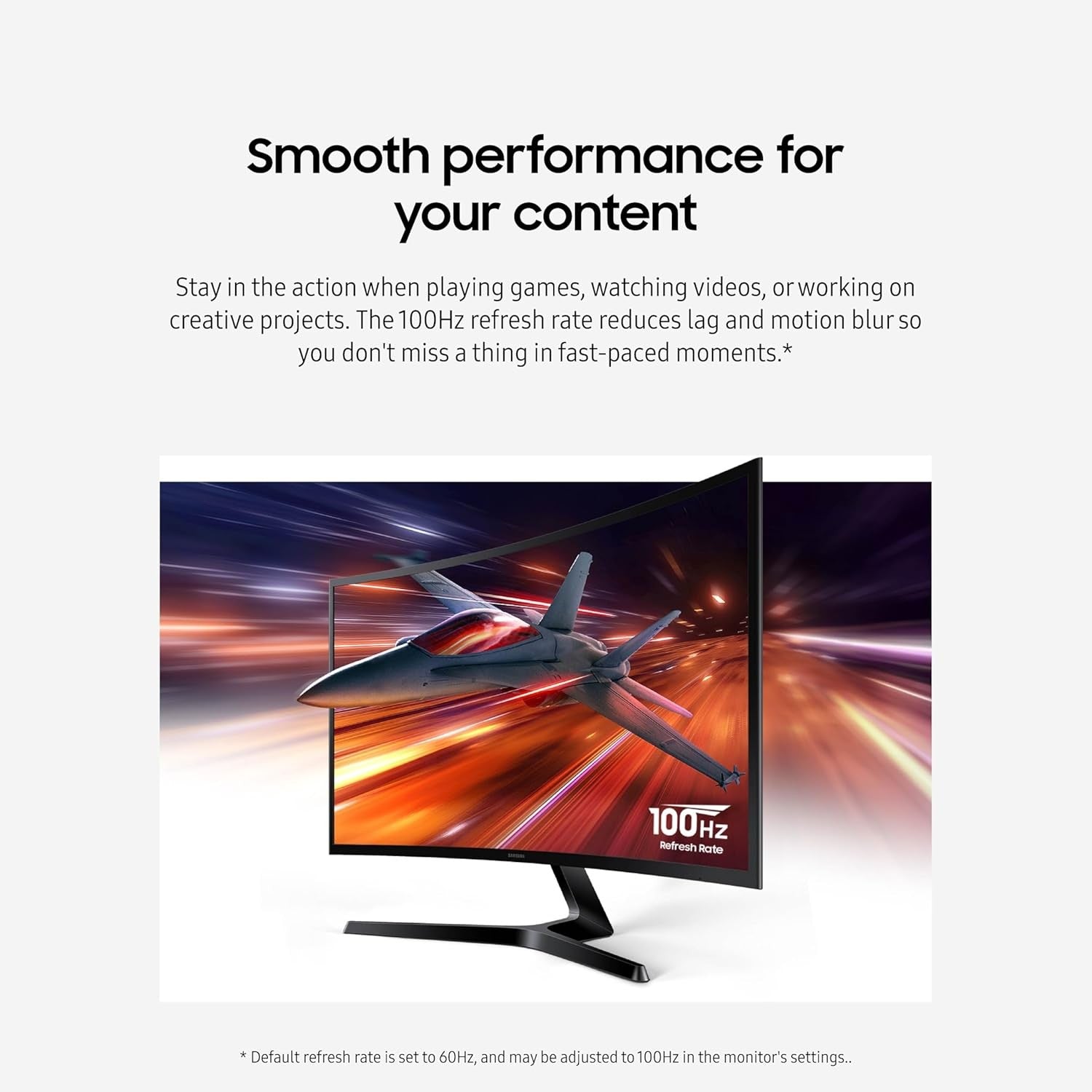 Samsung 27" Essential S3 Series FHD Curved Computer Monitor