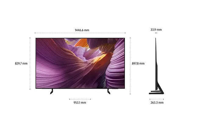 Samsung 65" OLED S85F HDR 4K AI Upscaling