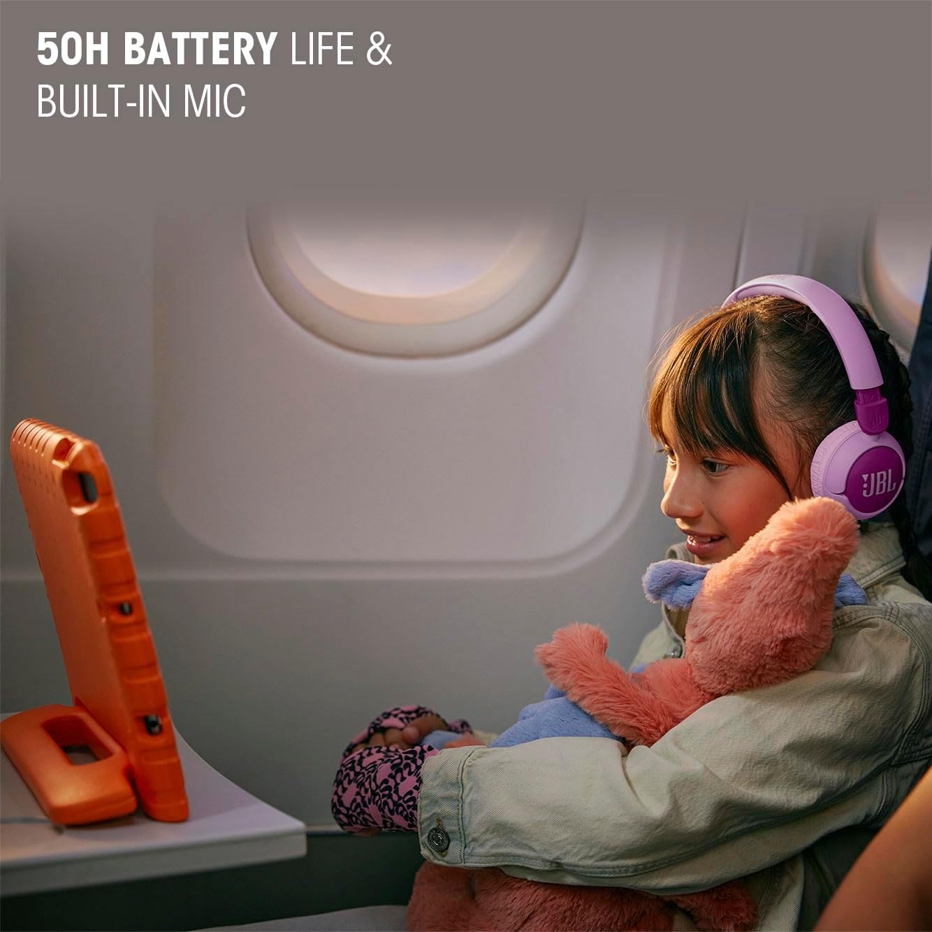 JBL Junior Wireless On-Ear Kids Headphones, JBL Safe Sound