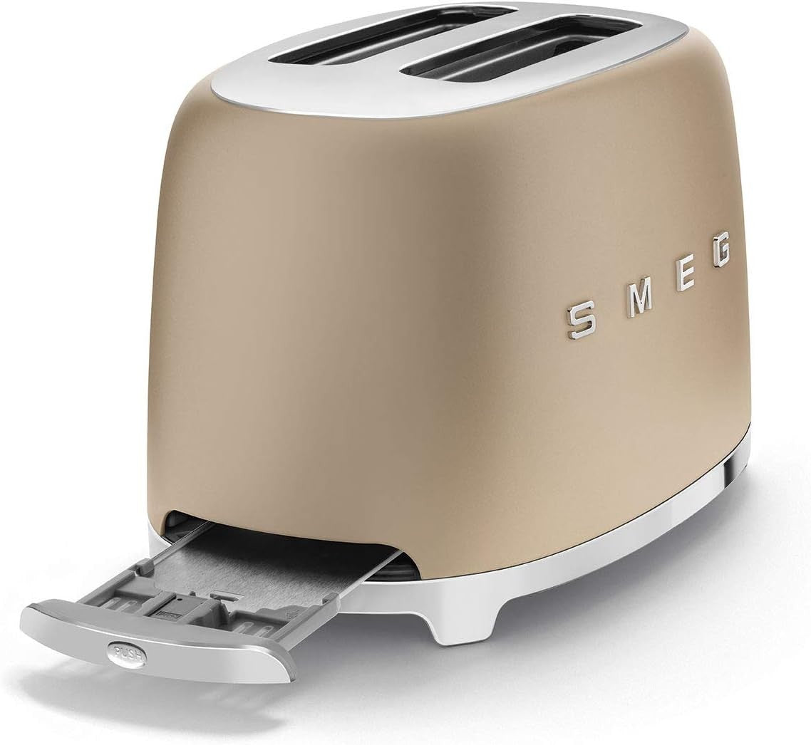 Smeg 50's Style Retro Aesthetic 2 Slice Toaster
