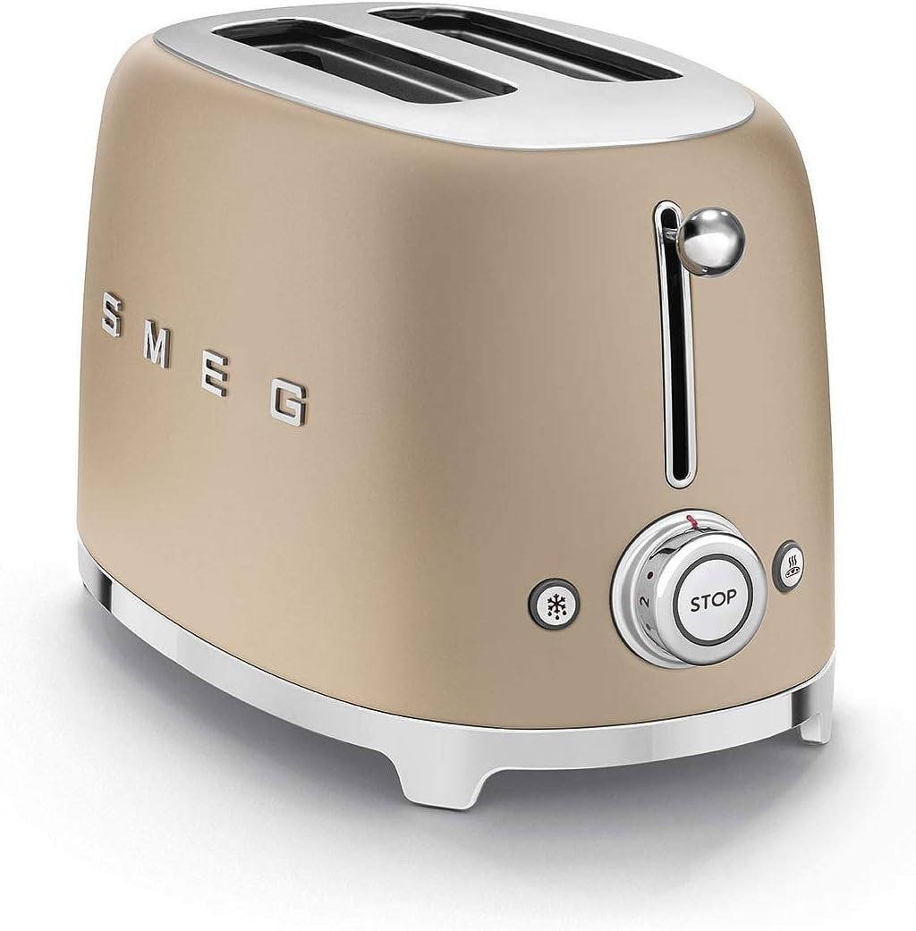 Smeg 50's Style Retro Aesthetic 2 Slice Toaster