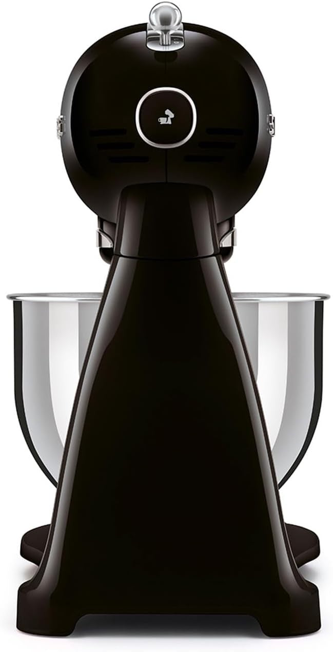 Smeg Retro 50s Vintage Style Stand Mixer, 10 Speeds, Black