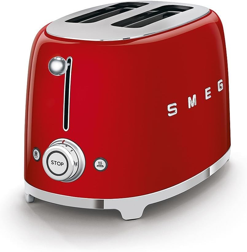 Smeg 50's Style Retro Aesthetic 2 Slice Toaster